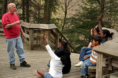 Kids with autism benefit from outdoor classroom